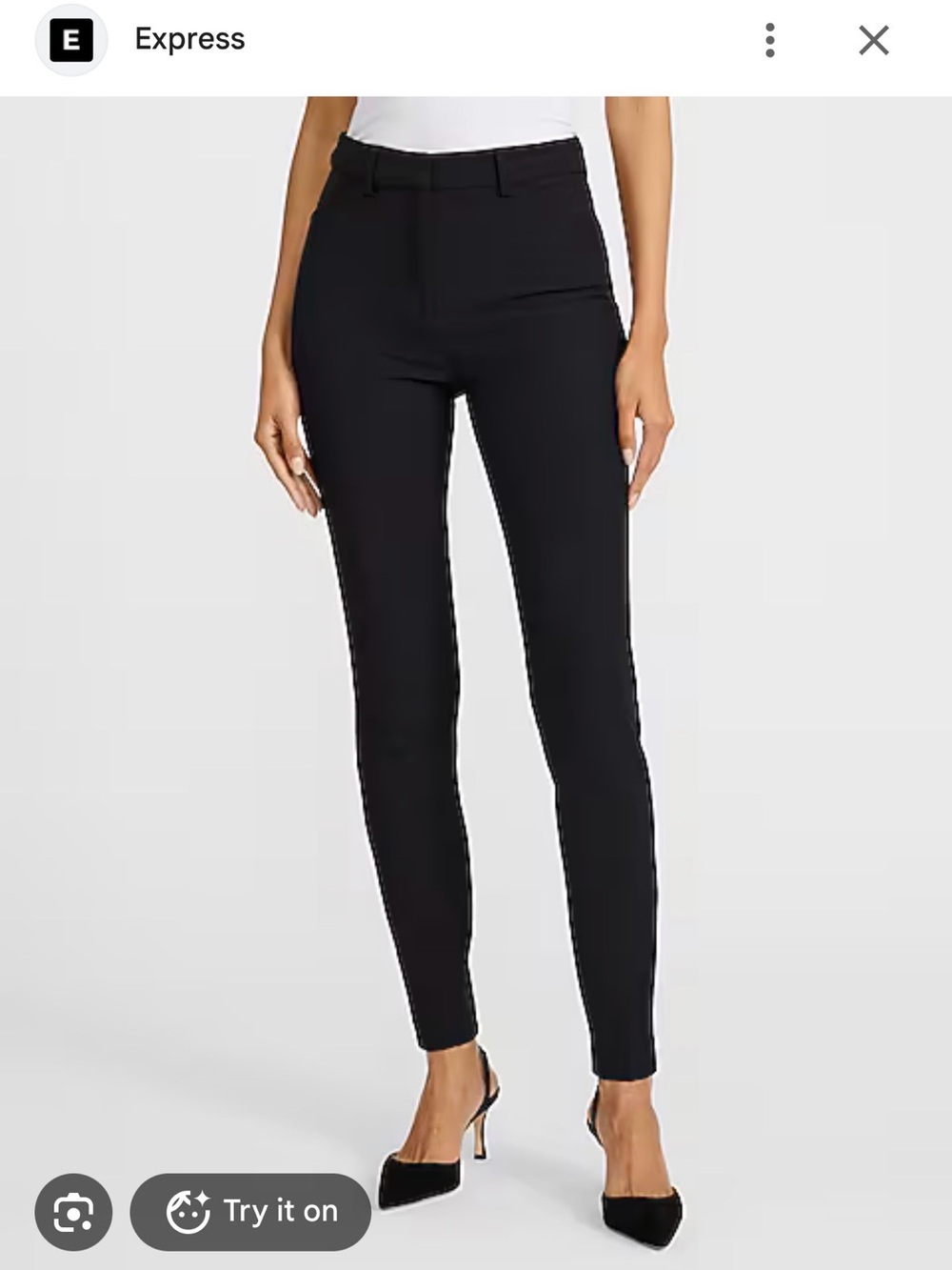 NWT: Express Women's Black Slim Ankle Pants